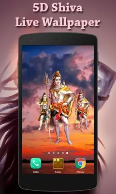 5D Shiva Live Wallpaper android App screenshot 1