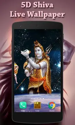 5D Shiva Live Wallpaper android App screenshot 2